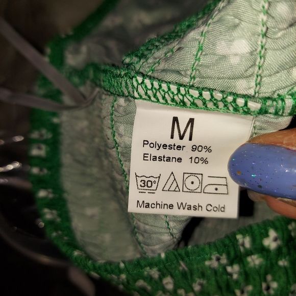 Set: Floral Print Drawstring Camisole Top + A-Line Skirt - Picture 10 of 11